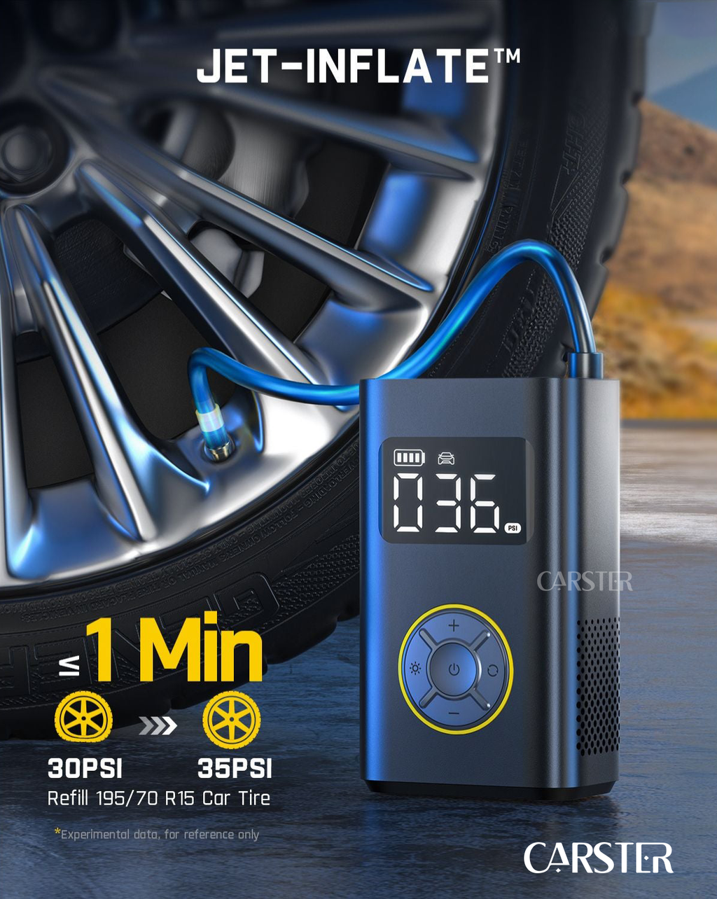 Digital car tire infilator