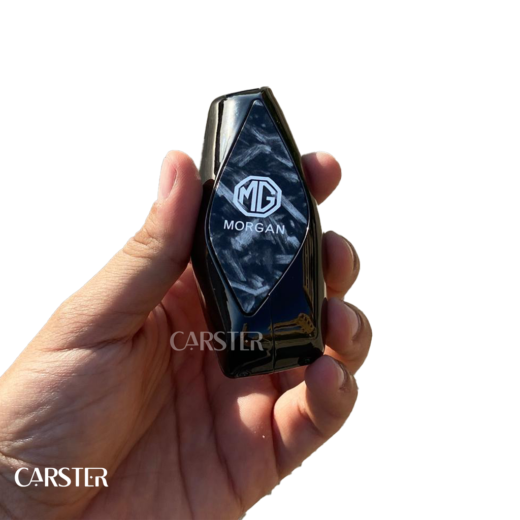 MG ONE metal-leather key fob cover