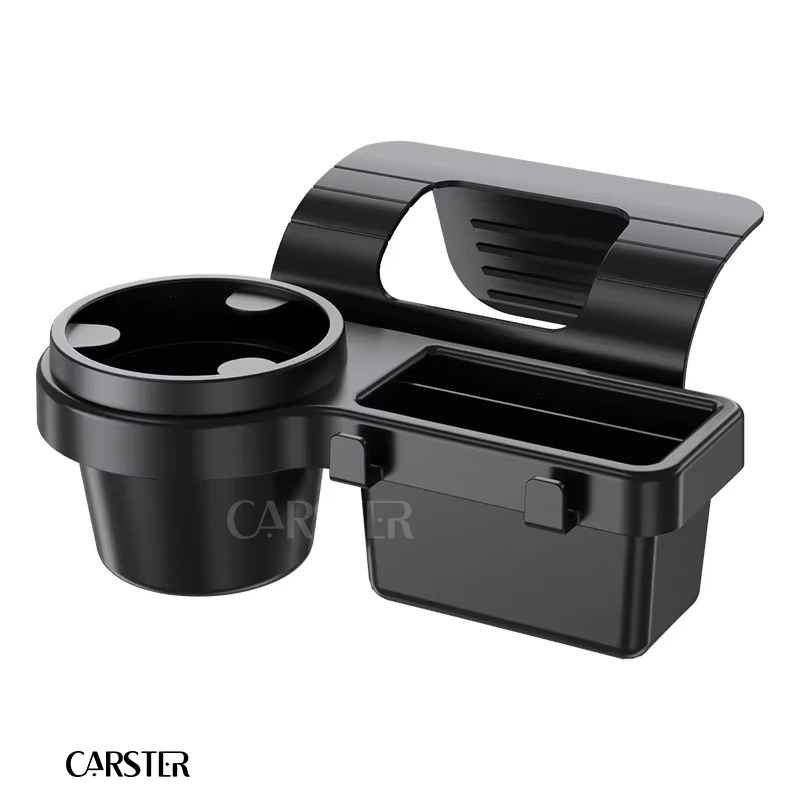 Car Organizer Box with Cup Holder Drink Holder Multifunctional Side Door Window Phone Slot Hanging Storage Rack for Vehicle