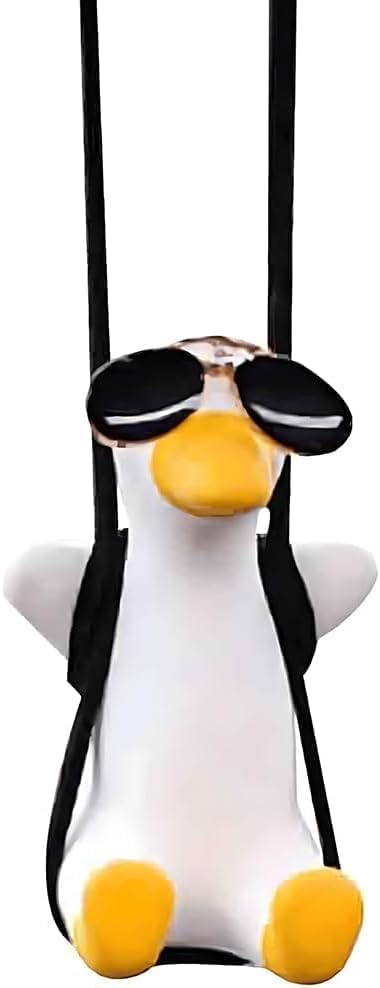 Makeover Cute Swinging Duck Car Hanging Ornament gift