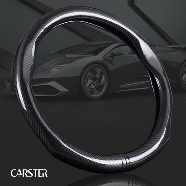 Full carbon steering wheel cover