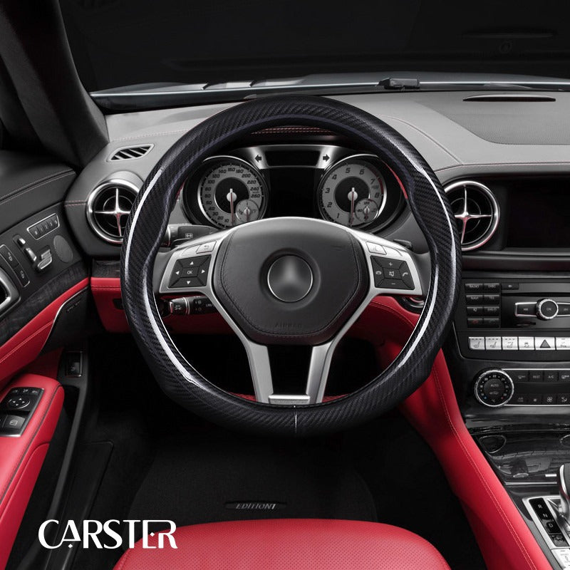 Full carbon steering wheel cover