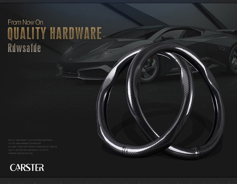 Full carbon steering wheel cover