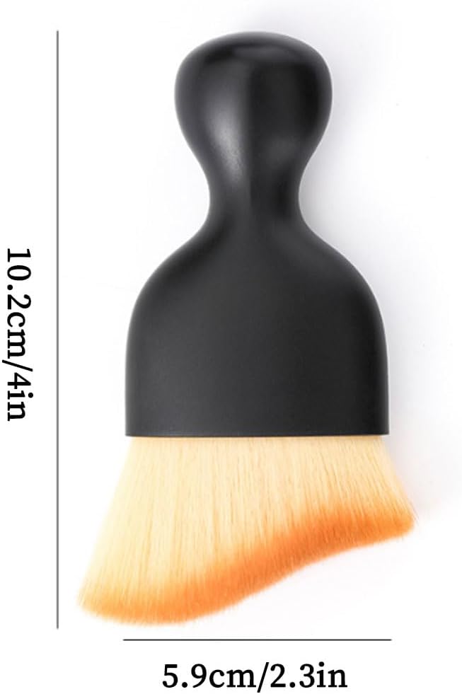 2 Pieces Soft Brush for Car Interior Cleaning - Scratch-Free Car Detail Cleaning Brush Packs for Car Duster with Soft Bristles Brushes