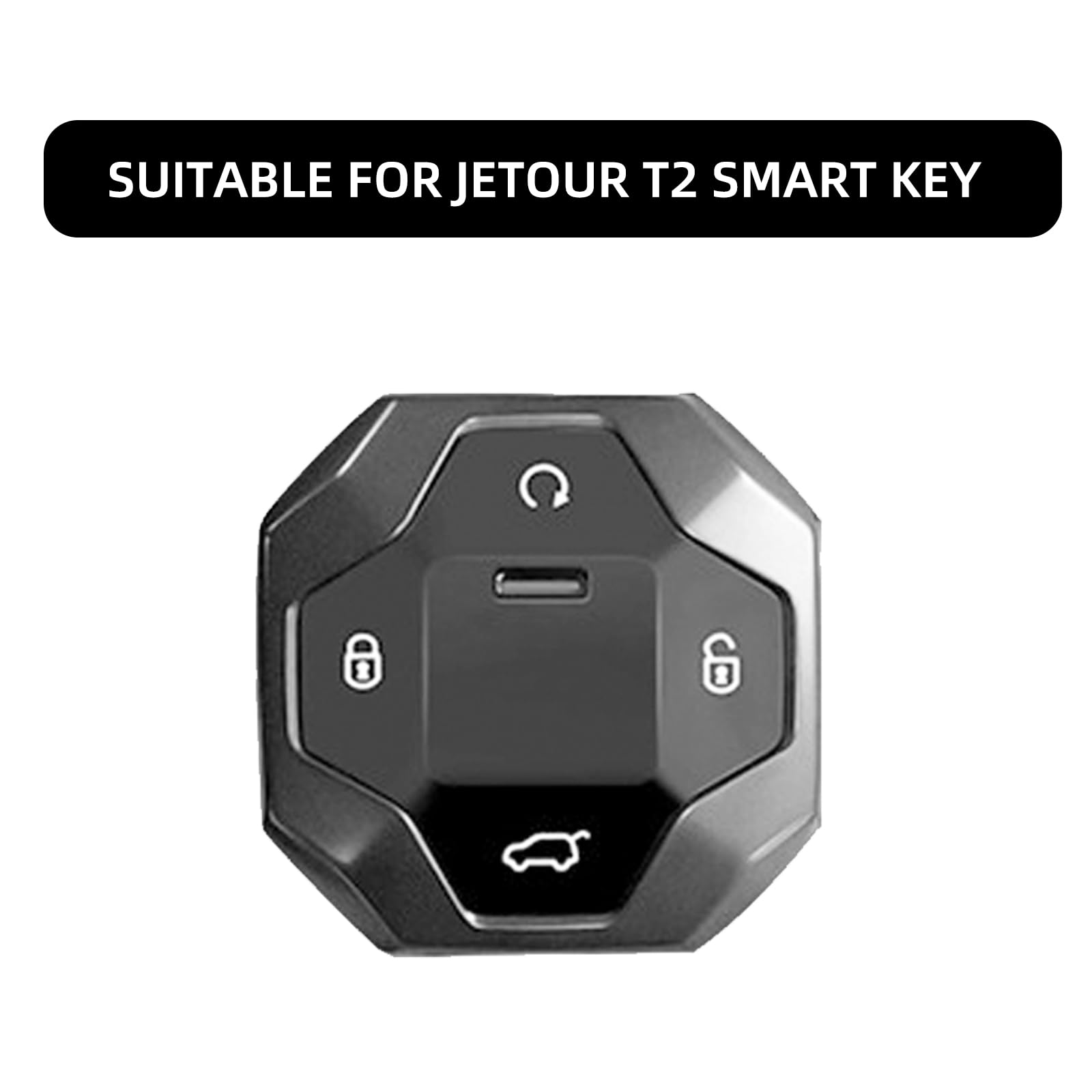 Premium Key Cover Compatible with Jetour Traveller T2 | JT T2 Metal Key Cover Full Protection Stylish Perfect for Car Keys Durable & Elegant Design For Jetour T2