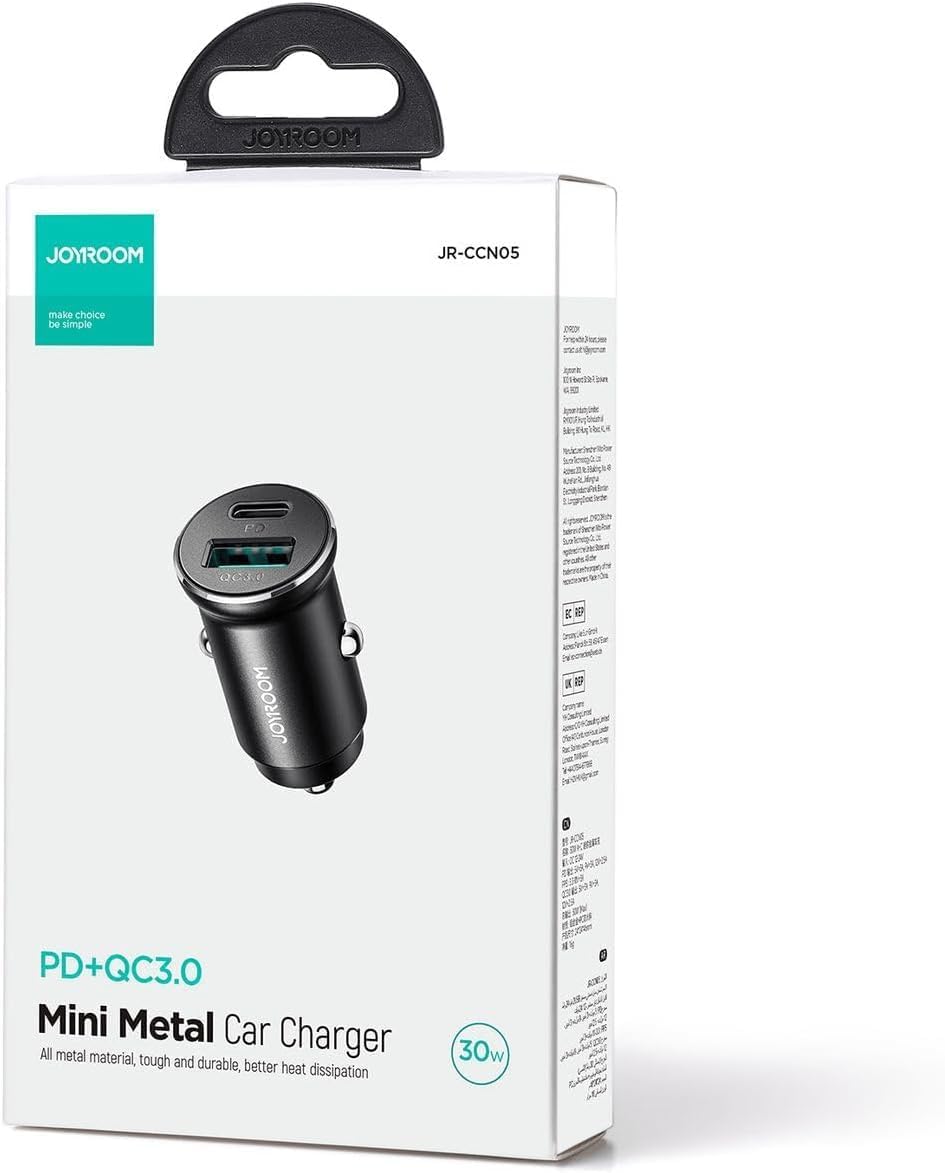 Joyroom  30W Mini Metal Car Charger