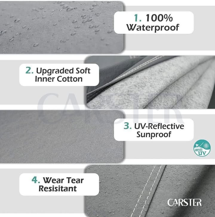 Waterproof car cover - double layer heavy weight