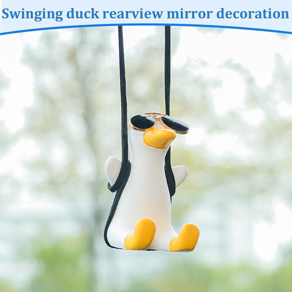 Makeover Cute Swinging Duck Car Hanging Ornament gift