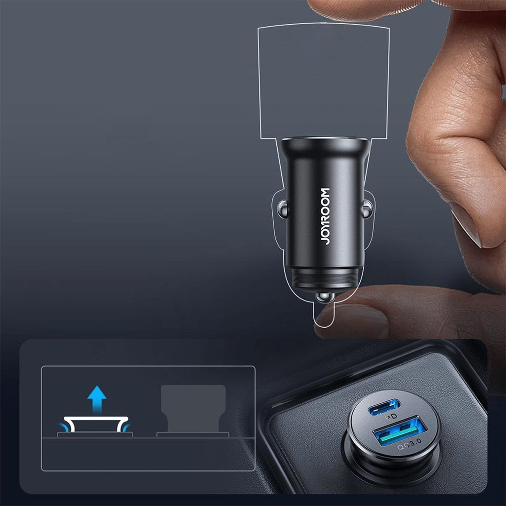 Joyroom  30W Mini Metal Car Charger