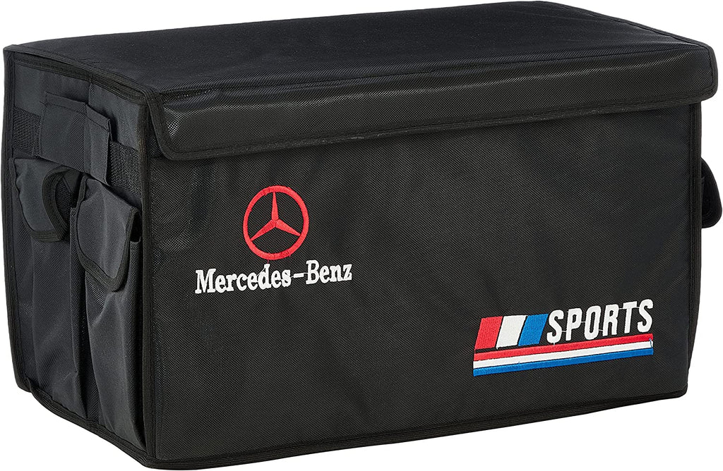 Car trunk organizer with car logo