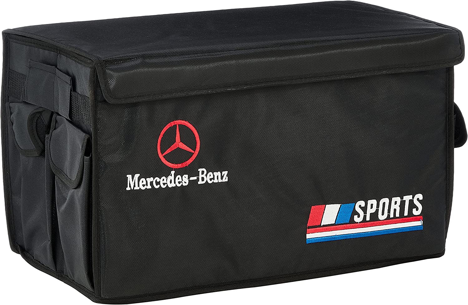 Car trunk organizer with car logo