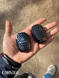 Mercedes 204 key cover zinc alloy - carbon fiber