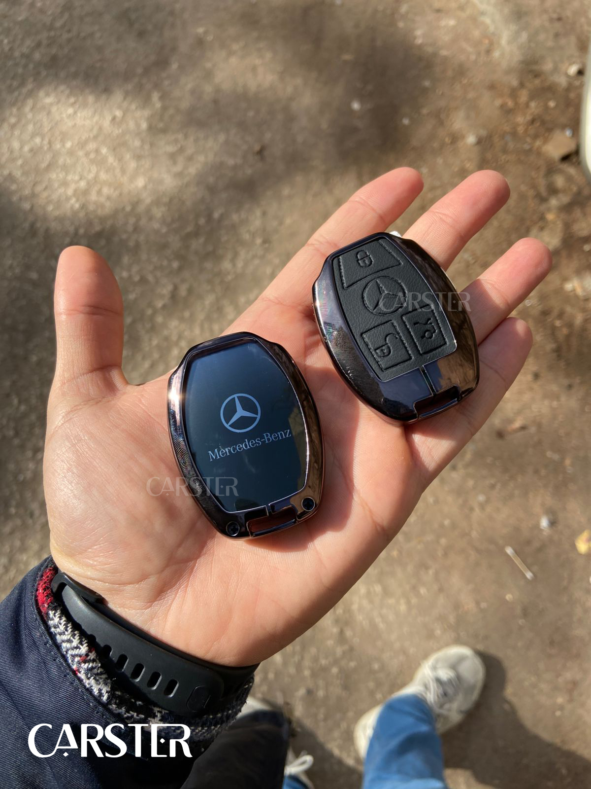 Mercedes 204 premium zinc alloy  key cover