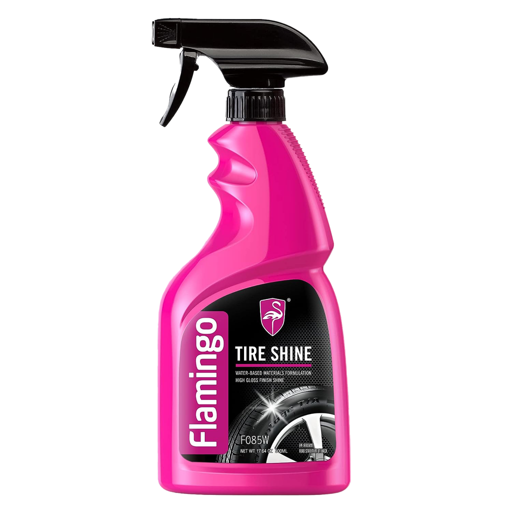 Car tire shine spray
