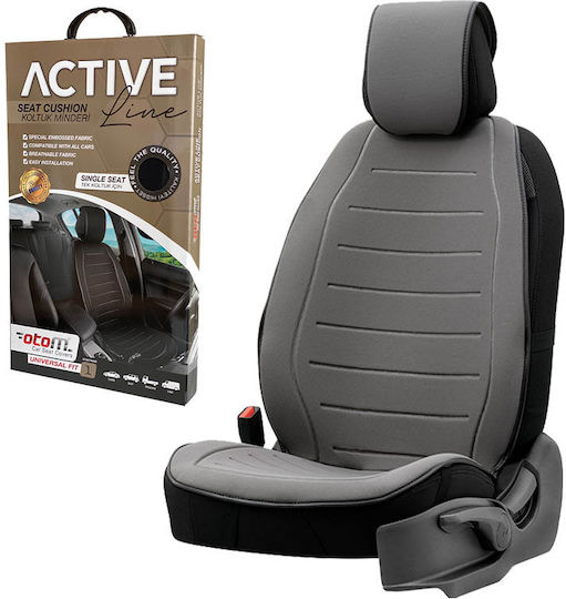 ACTIVELINE Black front 1 car seat cover - premium PU leather